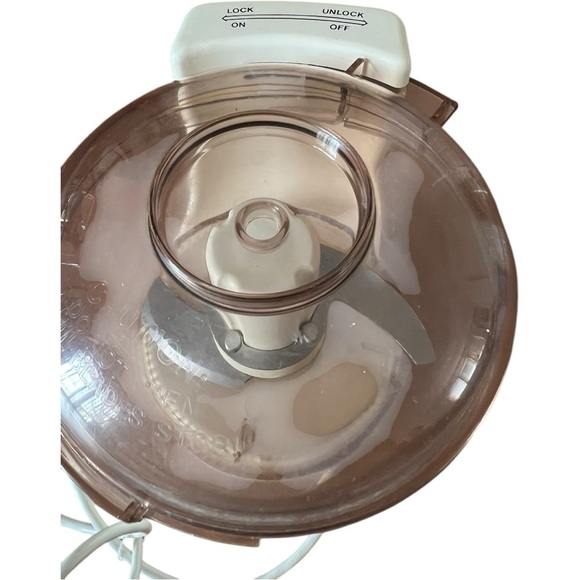Vintage Sunbeam Oskar Jr Chopper Plus Mini Food Processor Model - Picture 3 of 11